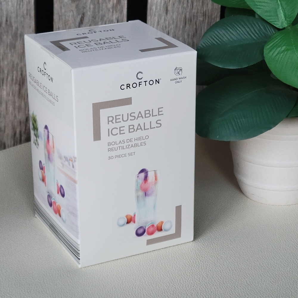 Colorful Reusable Ice Balls Set- Crofton
